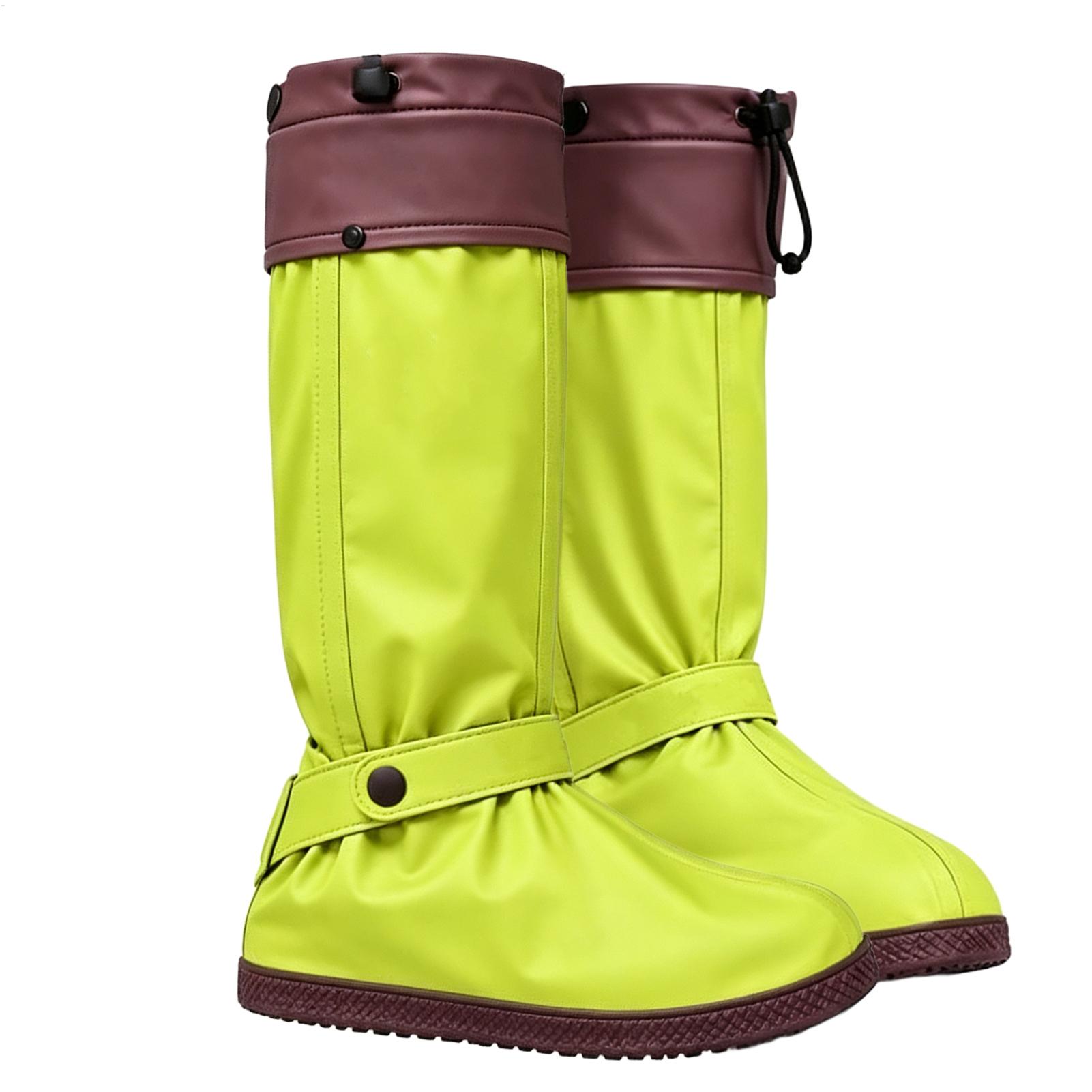 Cycling Commute Shoes - ปลอกหุ้มรองเท้ากันน้ำ มีซิป ใช้ซ้ำได้ กันลื่น สำหรับเดินป่า ทำงาน
