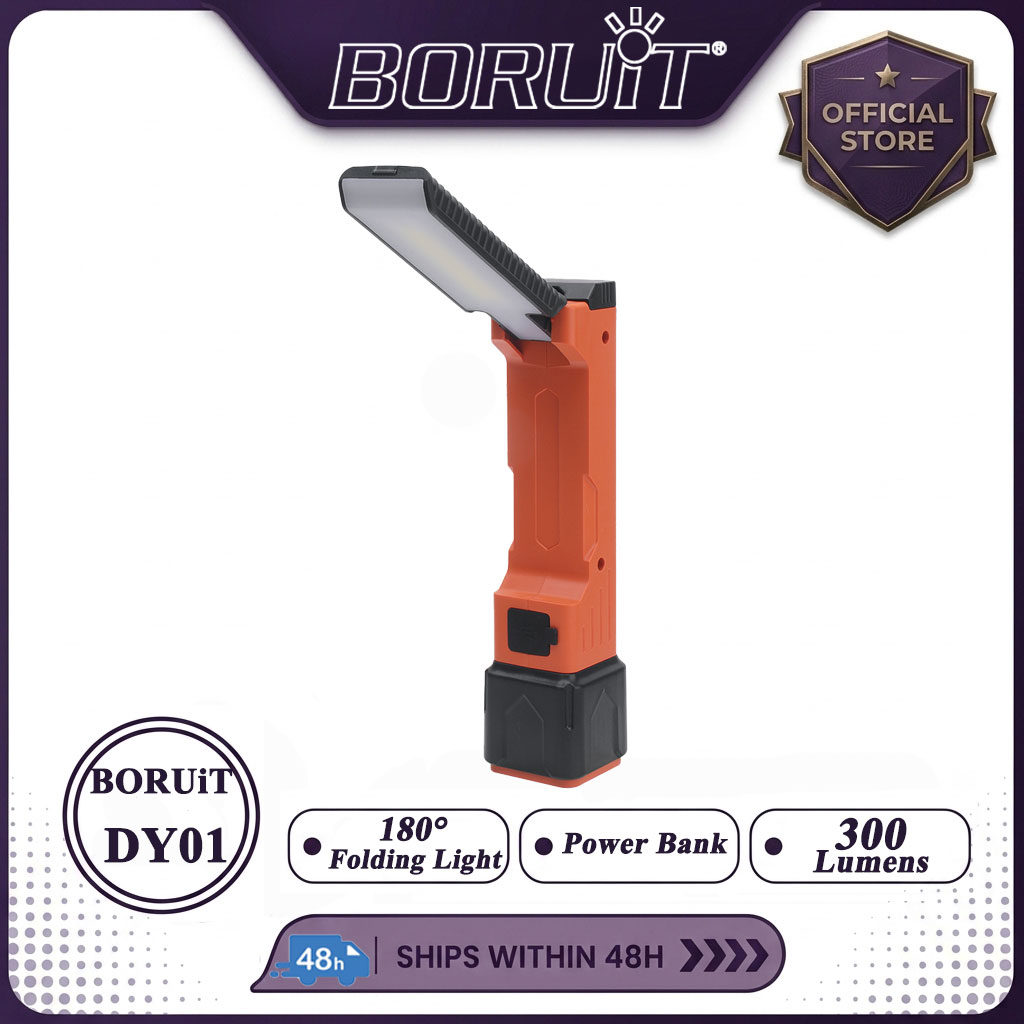Cycling To Work - ไฟฉาย LED BORUiT 300LM แบบซูมได้ ชาร์จผ่านพอร์ต