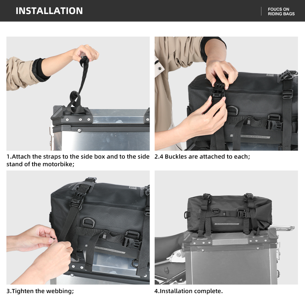 Rhinowalk กล่องด้านบนของมอเตอร - Panniers Waterproof Rear บทวิจารณ์และราคา